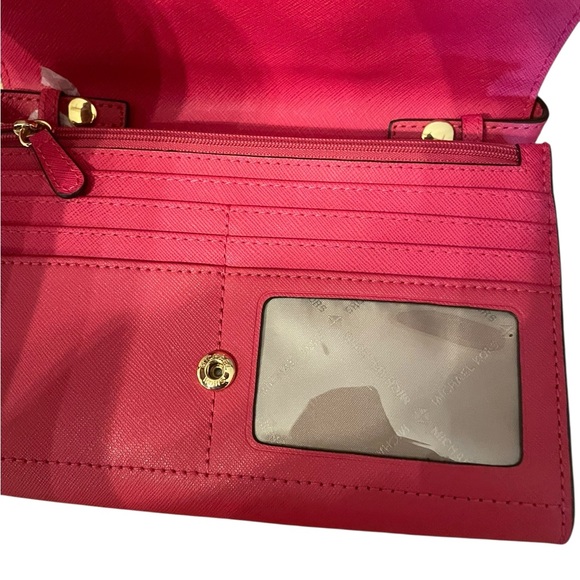 Michael Kors Fuchsia Crossbody Bag 8x 7” - Picture 5 of 6